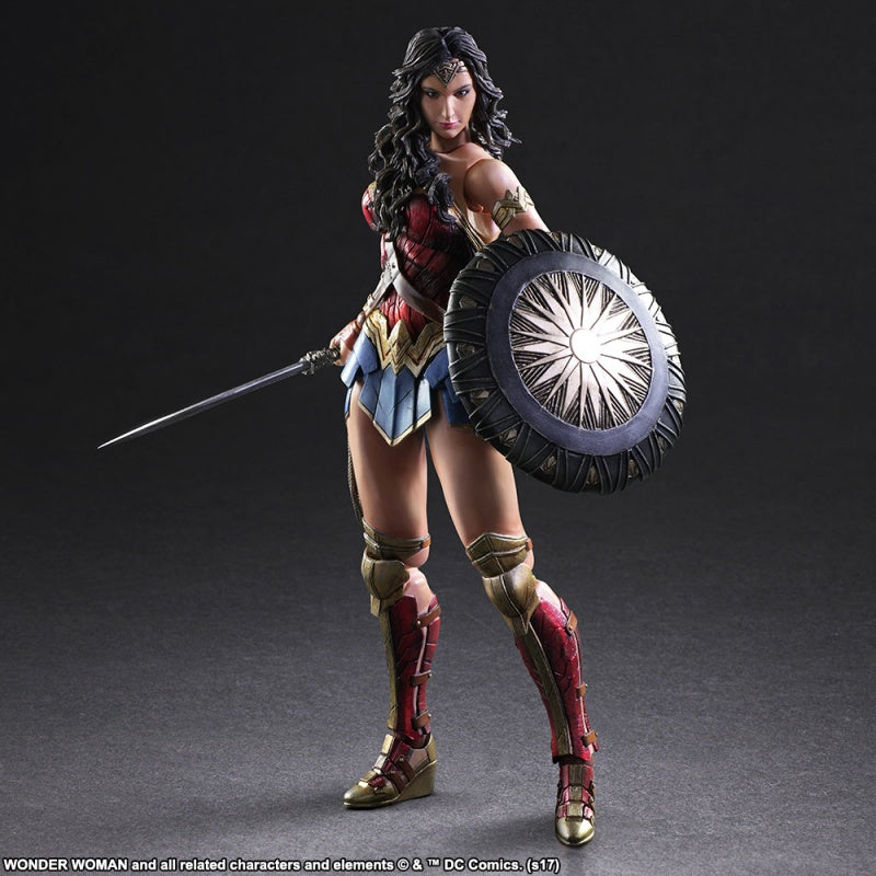 DC Universe Wonder Woman Variant Play Arts Kai Action Figure - Collectible Superhero Toy for Display & Gifts - Perfect for Fans, Collectors & Home Decor
