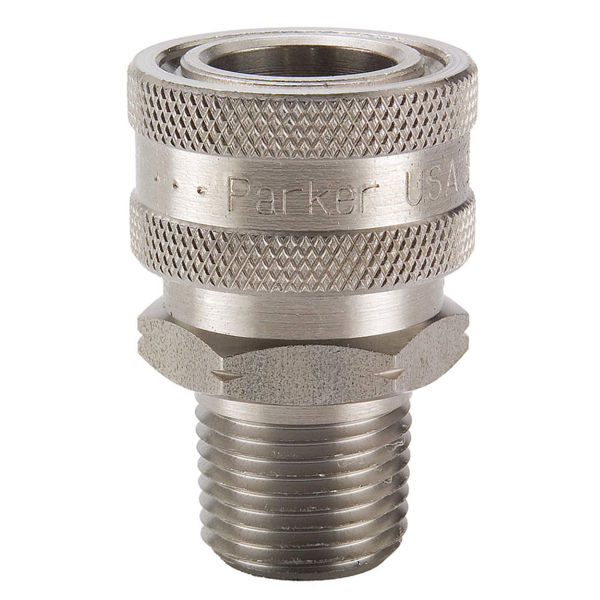 1-1/2 Inch 303 Stainless Steel Coupler Body - High Strength, Corrosion Resistant for Plumbing, Hydraulic & Industrial Applications