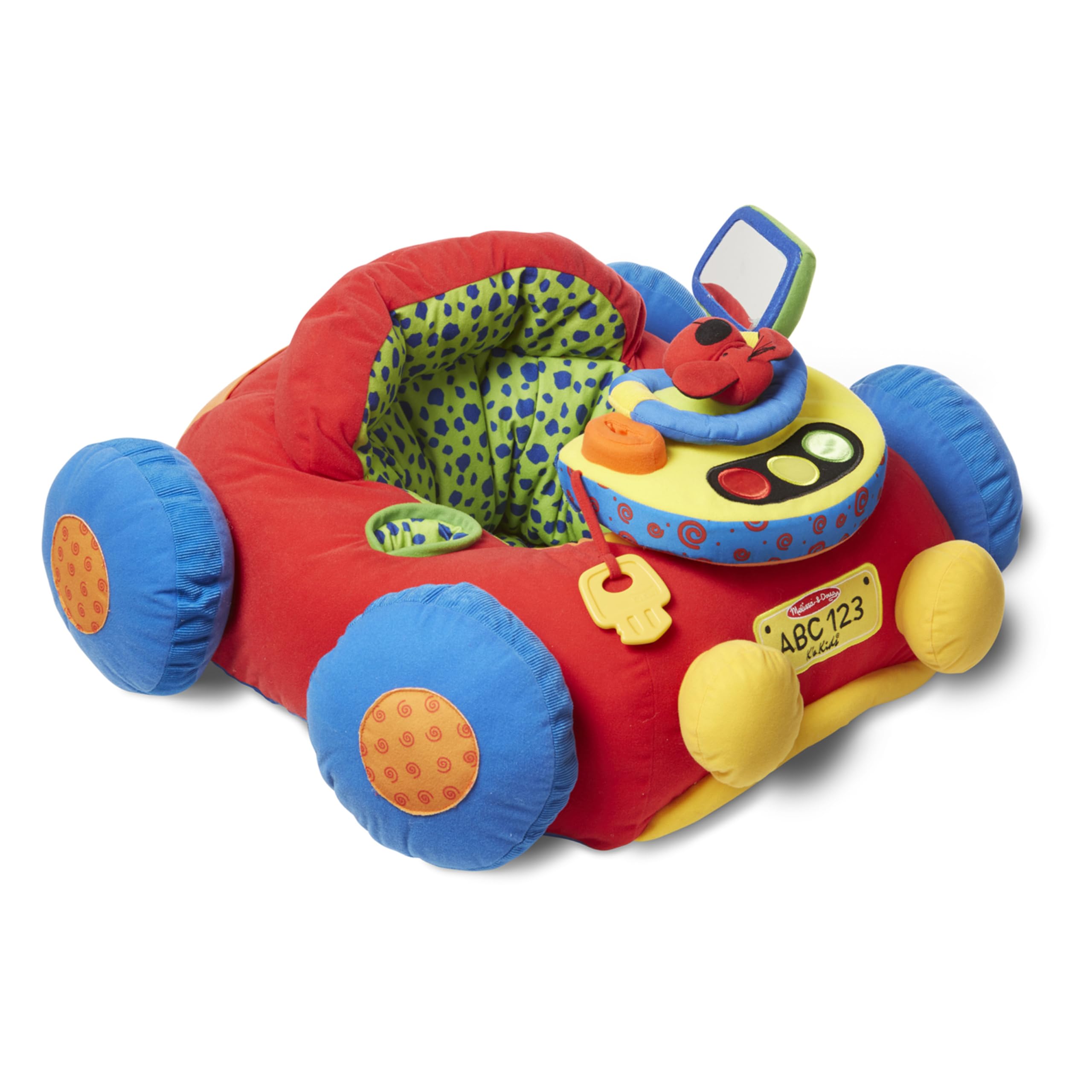 Melissa & Doug Beep-Beep Interactive Play Activity Center - Educational Baby Toy for Sensory Development & Motor Skills - Perfect for Nursery, Daycare & Toddler Playtime (E-Commerce Packaging)