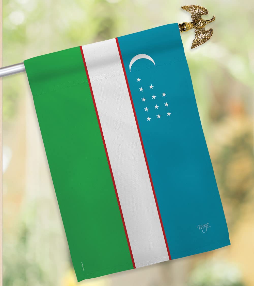Uzbekistan National Flag Set 28