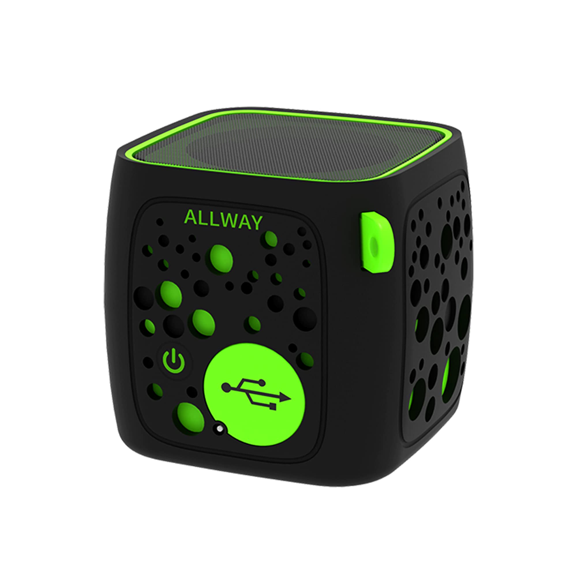 ALLWAY Mini Bluetooth Speaker - Portable Wireless Speaker with Loud Stereo Sound, Rich Bass, TF Card Slot & Bluetooth 5.0 for iPhone, Laptop, Echo, Car - Perfect for Travel, Outdoor Adventures & Home Use