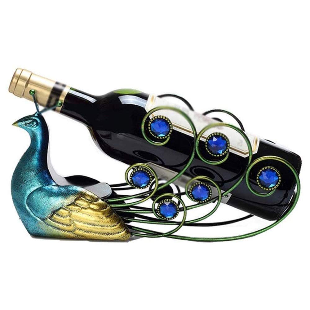 Modern Minimalist Metal Wine Rack - Elegant Bottle Holder for Bar, Basement, Cabinet & Pantry - Holds 1 Bottle - Perfect for Home Decor, Kitchen Organization & Wine Storage