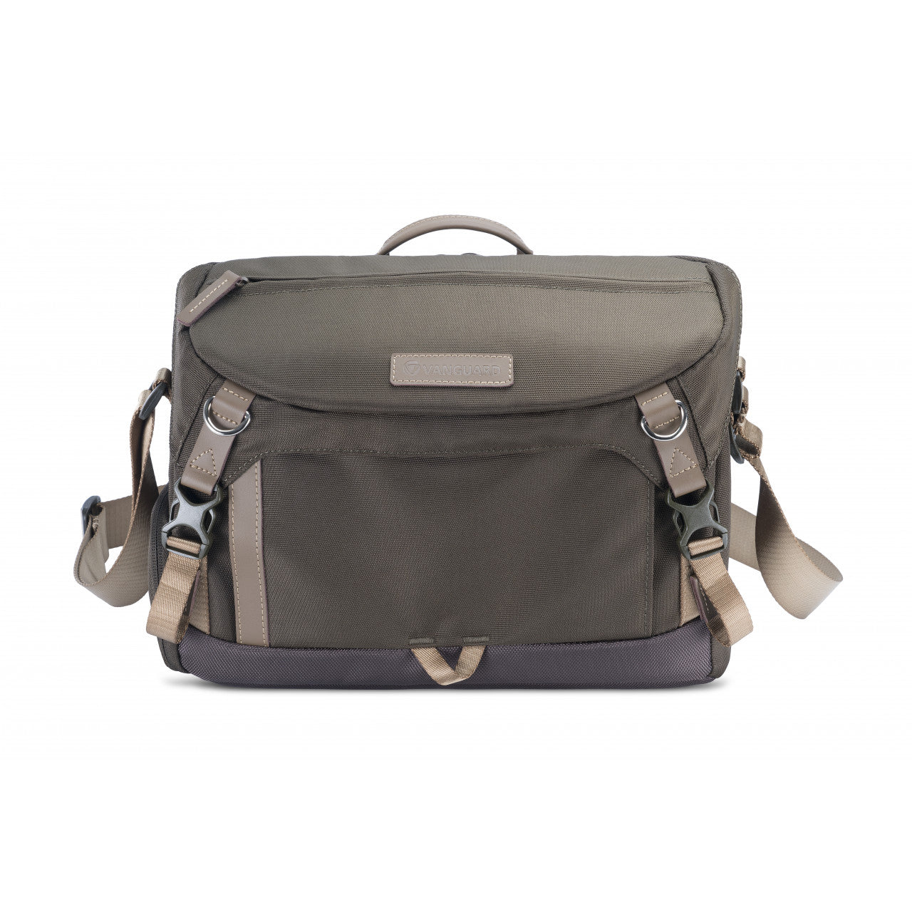 VEO GO 34M KG Shoulder Camera Bag - Waterproof DSLR/SLR Camera Case with Adjustable Strap, Khaki Green - Perfect for Travel, Hiking & Outdoor Photography