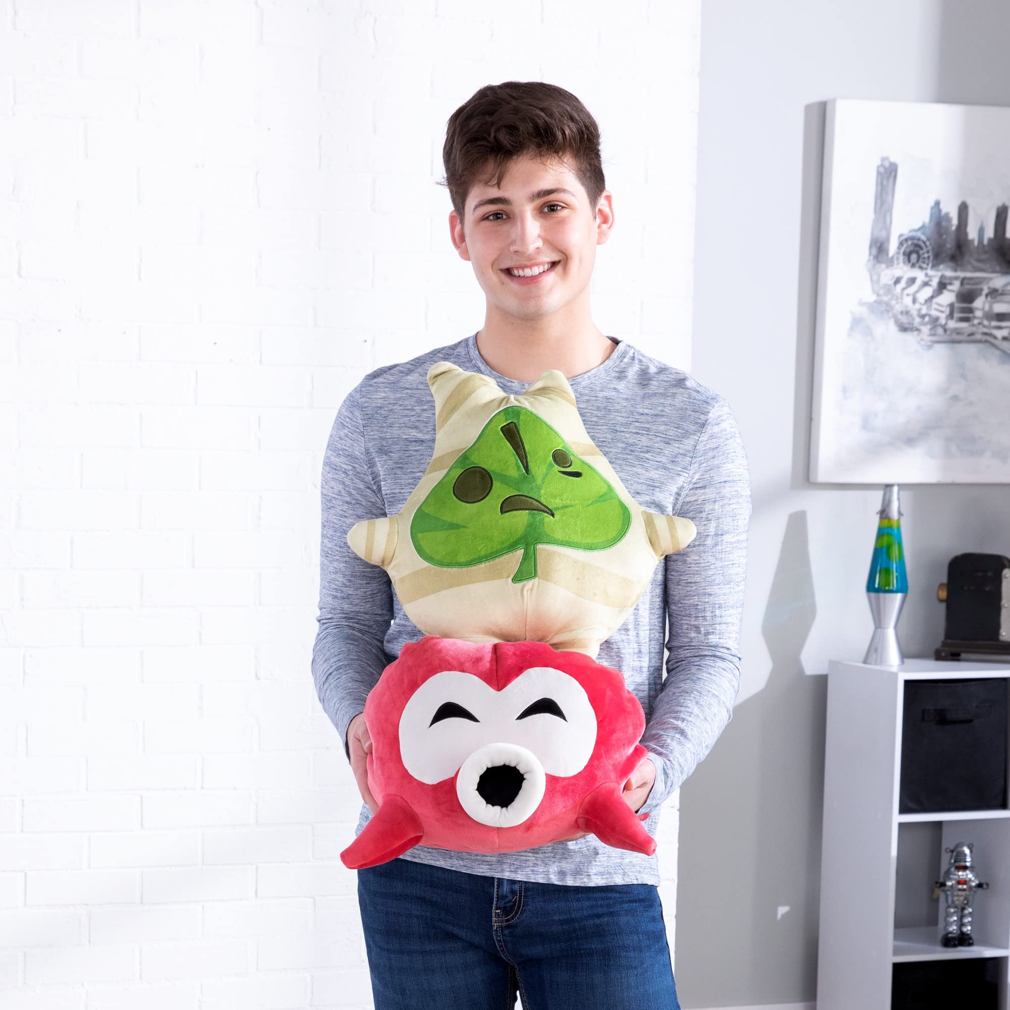 Nintendo The Legend of Zelda Octorok Plush - 15 Inch Super Soft Squishy Collectible Plush Toy - Perfect for Zelda Fans, Gaming Room Decor & Cute Gift for Kids and Adults