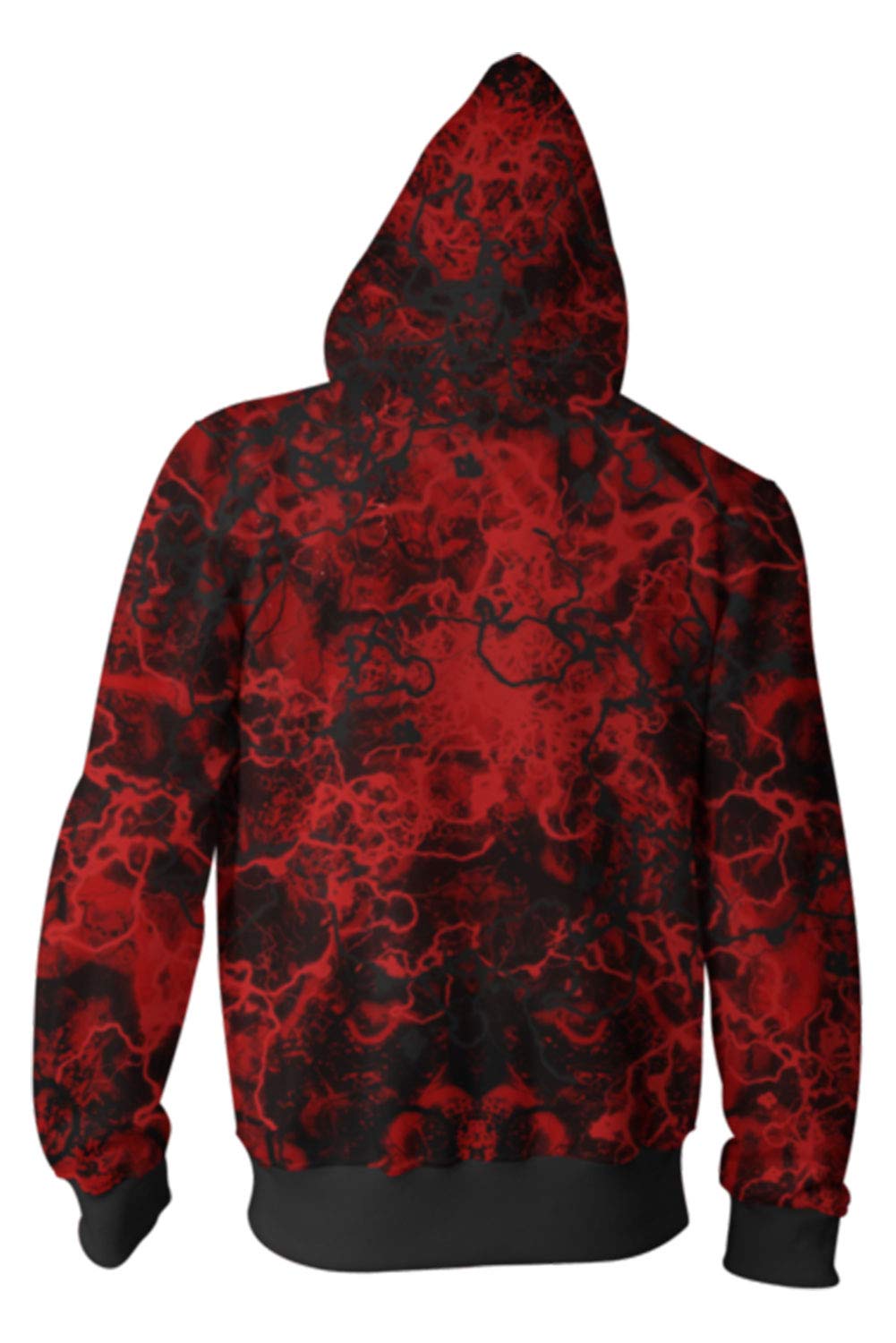 Unisex Zip Up Hooded Sweatshirt - Cozy Fleece Pullover Jacket for Men & Women | Perfect for Cosplay, Casual Wear & Outdoor Activities