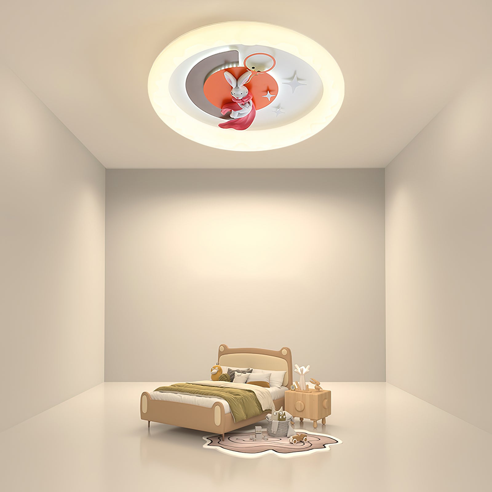 Adorable Cartoon Ceiling Light - Kids Room Decor, Nursery Lighting, Playroom Fixture - Perfect for Bedrooms, Children's Spaces & Themed Rooms