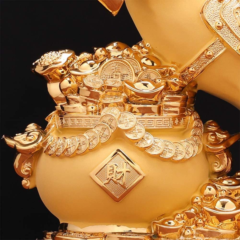 Premium Feng Shui Horse Statue - Handcrafted Resin Sculpture for Home & Office Decor, Wealth & Prosperity Symbol - Perfect for Living Room, Entrance, Bathroom, or Garden Decoration