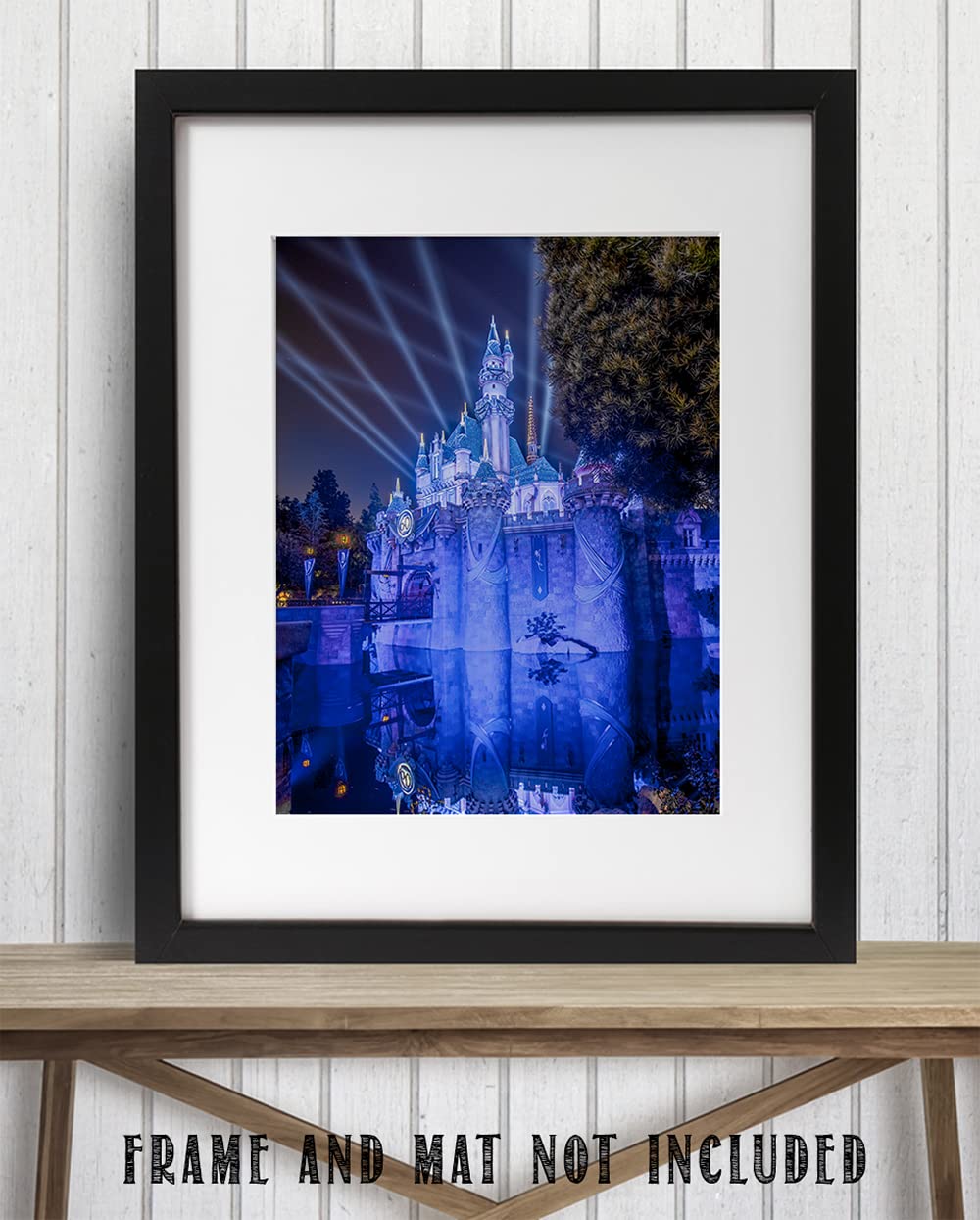 Disneyland Snow White's Castle Art Print - 11x14 Inch Blue & Green Unframed Poster - Perfect Disney Home Decor, Wall Art & Gift for Fans Under $15 - Ideal for Bedroom, Nursery & Disney Themed Rooms