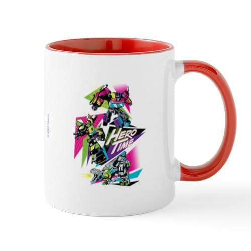 White/Red Inside - Transformers Hero Time Mugs