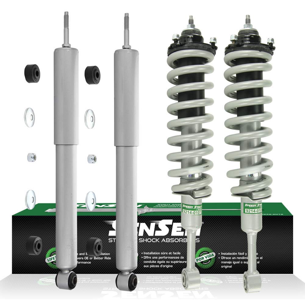 SENSEN 100320-SH Front & Rear Complete Strut Assembly Shocks - Compatible with 2010-2017 Toyota 4Runner - Left & Right Side Replacement - Perfect for Off-Roading & Smooth Ride Experience