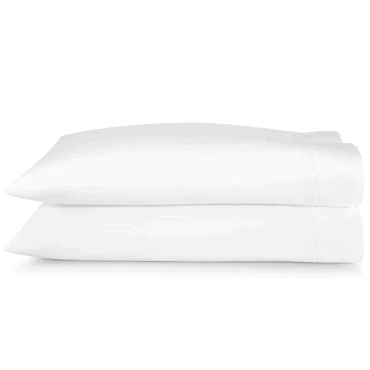 Luxury Embroidered Percale Pillowcases Set of 2 - 100% Cotton Hotel Quality Bedding for Ultimate Comfort - Perfect for Master Bedroom, Guest Room & Home Decor