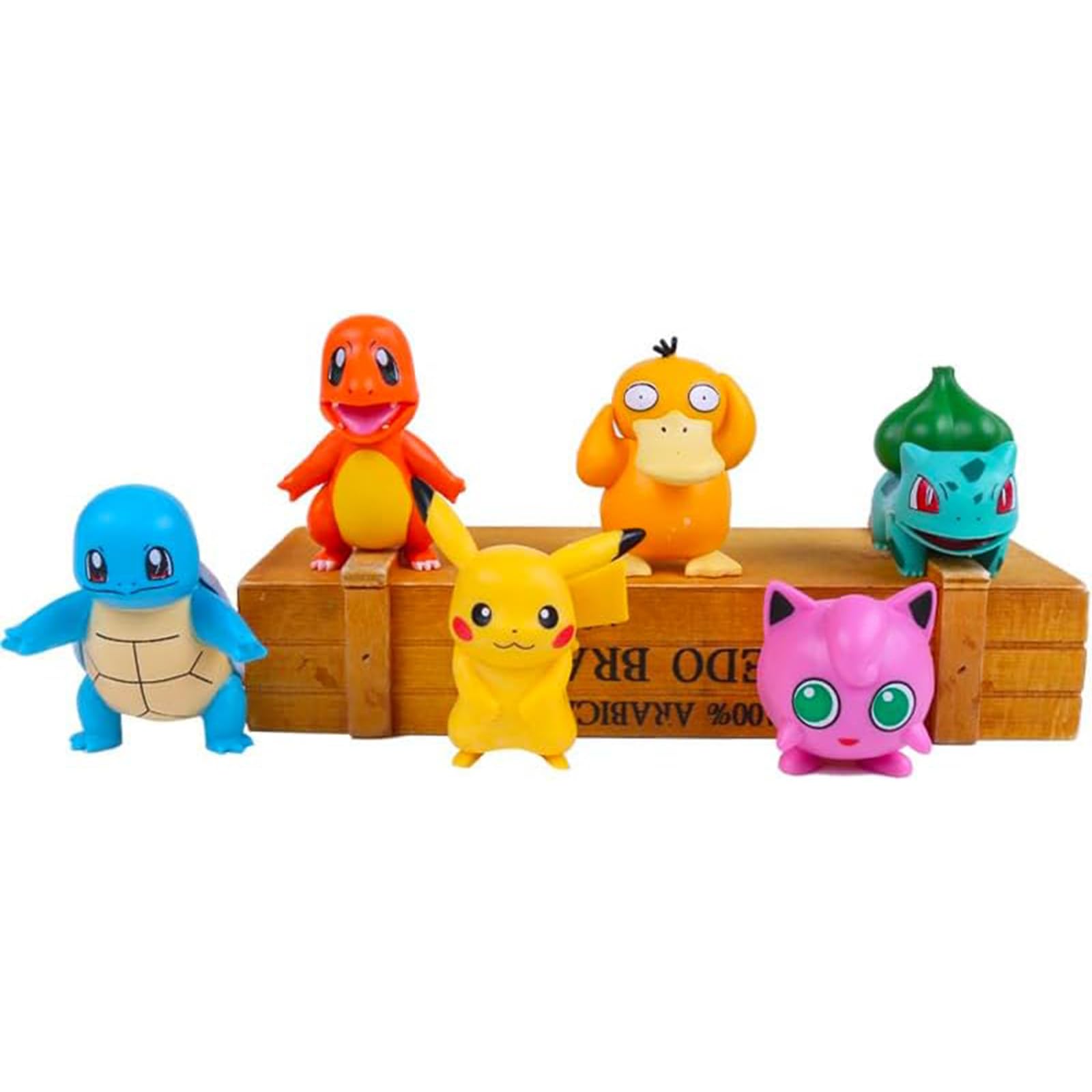 24-Piece Pokemon Mini Action Figure Set for Kids - Boys & Girls Collectible Toy Playset, Cake Toppers, Party Favors & Birthday Decorations | Perfect for Pokemon Themed Parties, Gifts & Playtime Fun