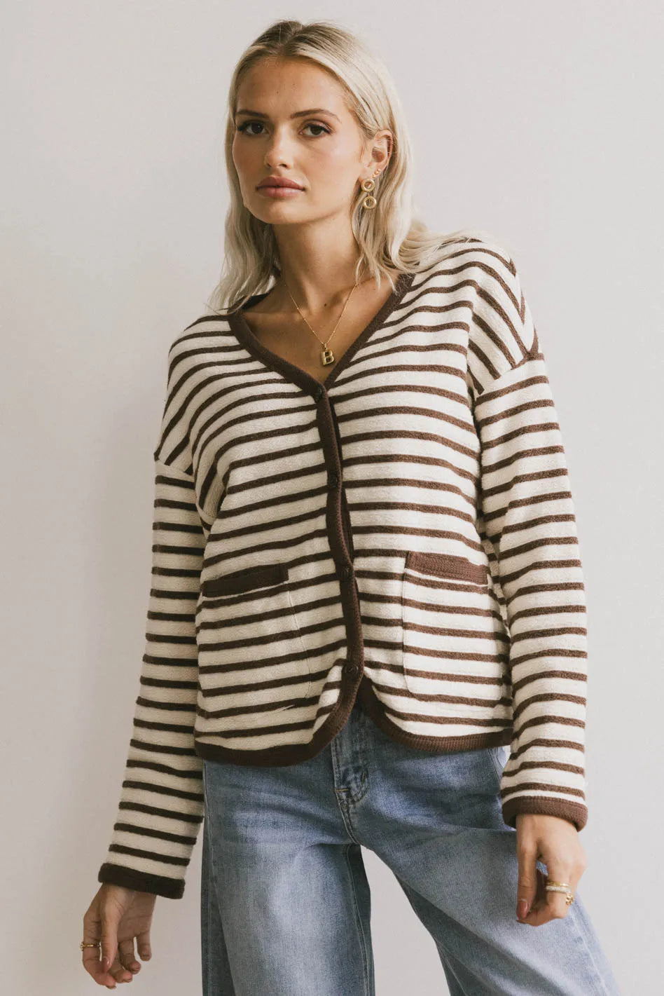 Karis Knit Button Up Cardigan for Women - Soft Comfortable Open Front Sweater | Perfect for Office, Casual Outfits & Layering