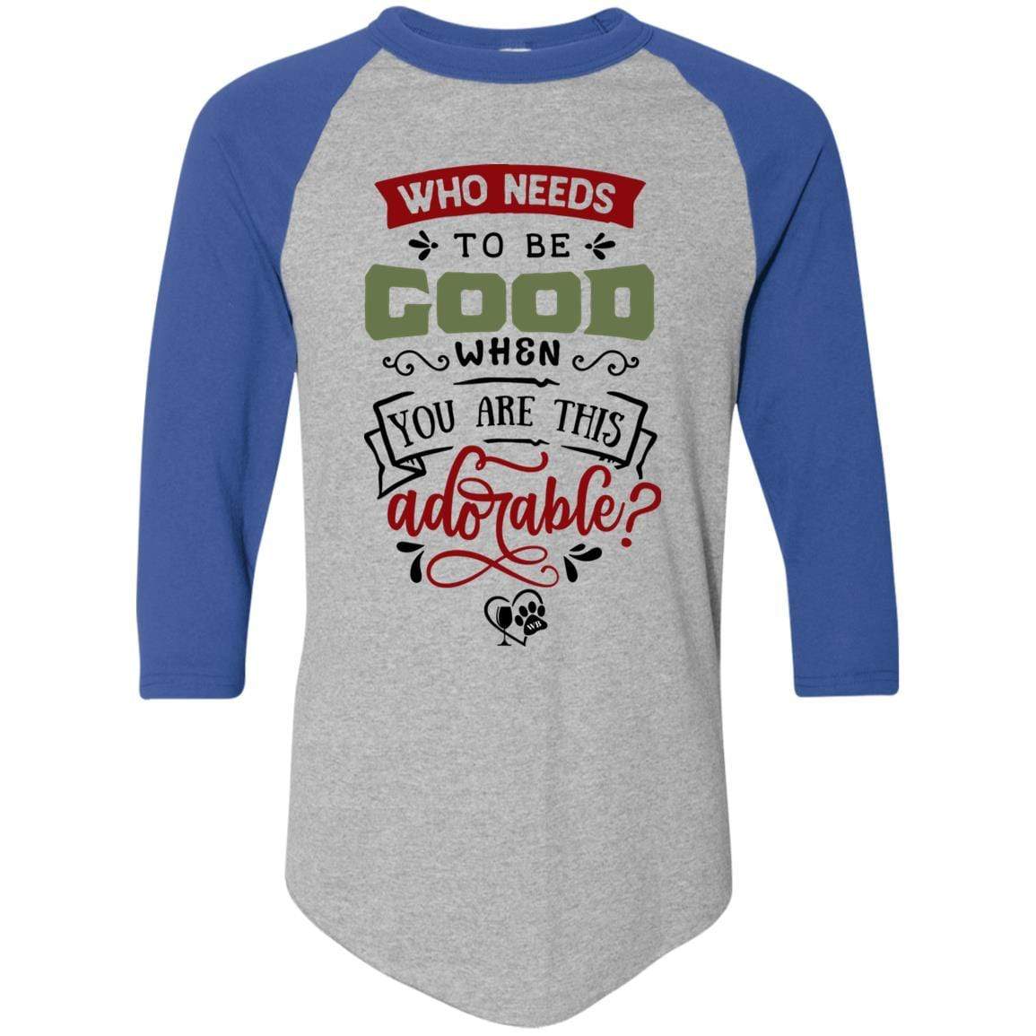 WineyBitches.Co Colorblock Raglan Jersey - Stylish Women's Baseball Tee for Casual Outings & Weekend Wear