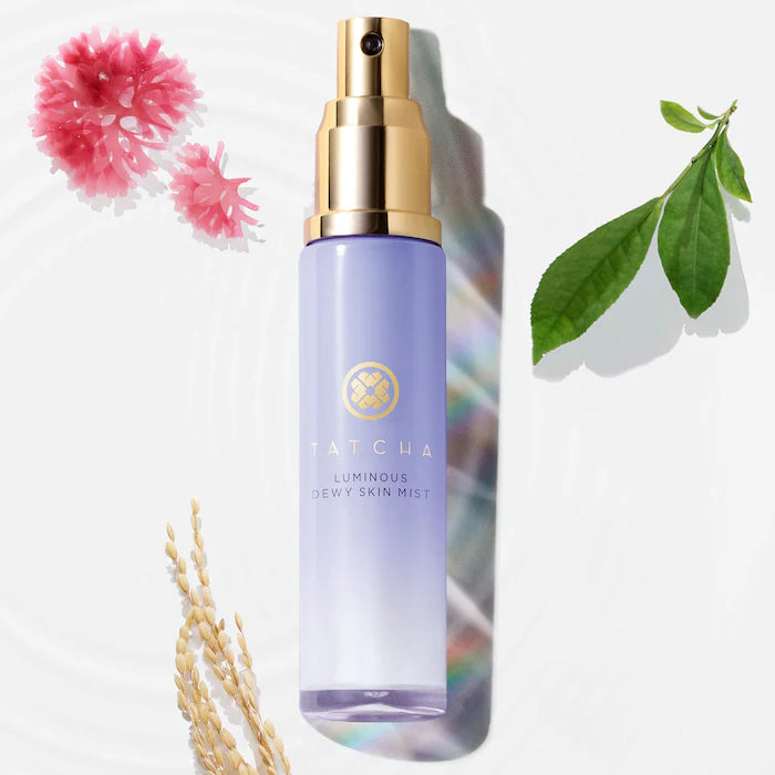 Tatcha Luminous Dewy Skin Mist™ - Hydrating & Brightening Facial Spray for Glowing Skin | Perfect for Makeup Setting, Skincare Routine & On-the-Go Refresh