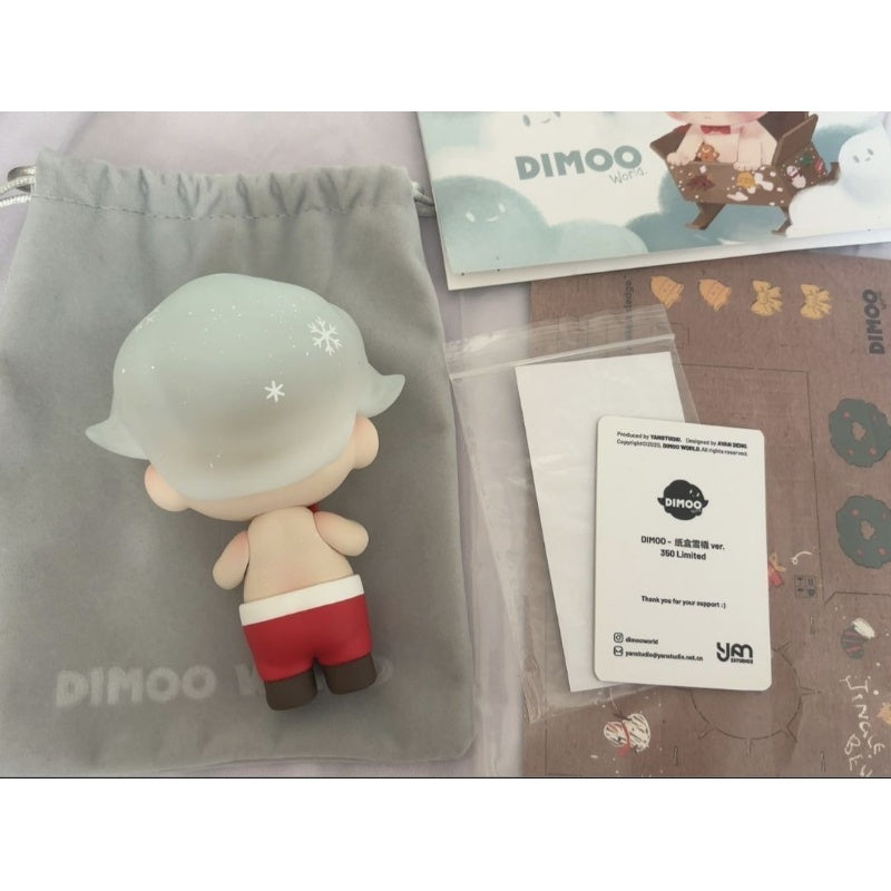 DIMOO Limited Edition Cardboard Sled Collectible Figure - Perfect for Anime Fans, Christmas Gifts & Home Decor Display