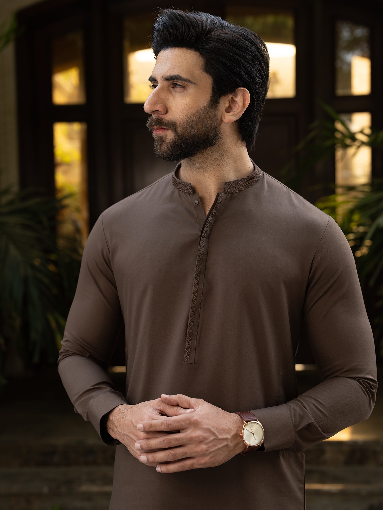 Blended Burberry Beech Kurta Trouser by J. Junaid Jamshed - Stylish Cotton Linen Pants for Men, Perfect for Casual Wear, Office & Special Occasions