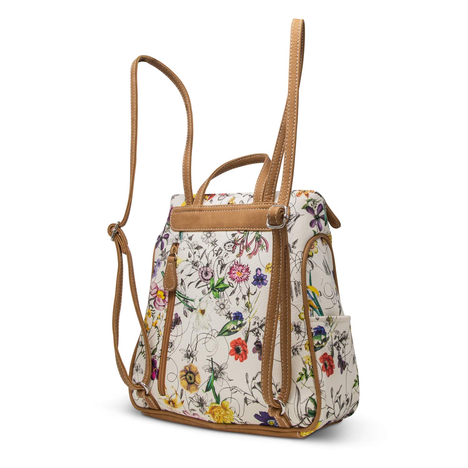 MultiSac Women's Major Backpack - Stylish & Durable Vienna/Hazelnut Laptop Backpack for Work, Travel & College | Perfect for Professionals & Students