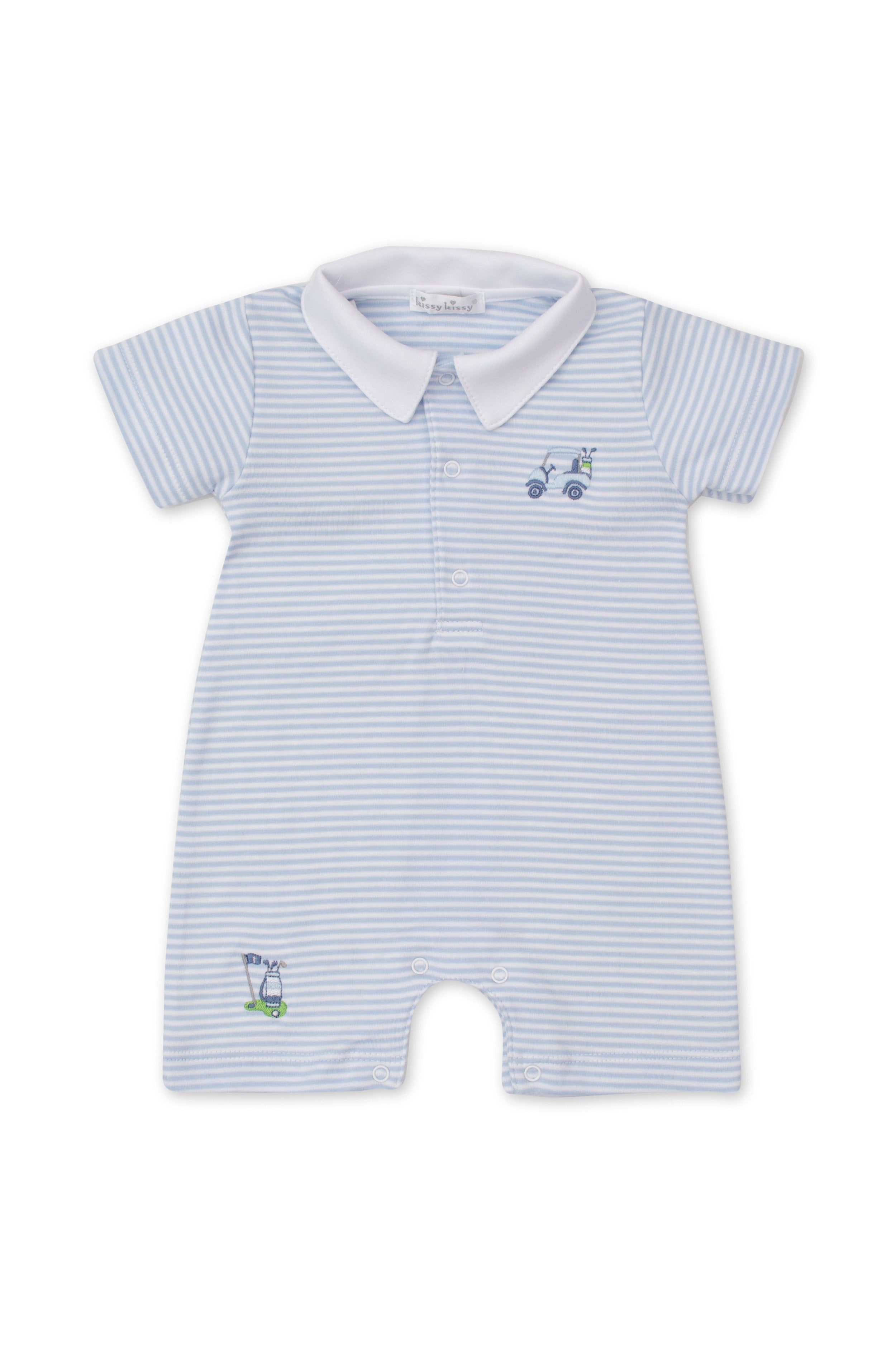 Blue Hole in One Short Playsuit - Women's Golf Romper for Summer Sports & Casual Outings
