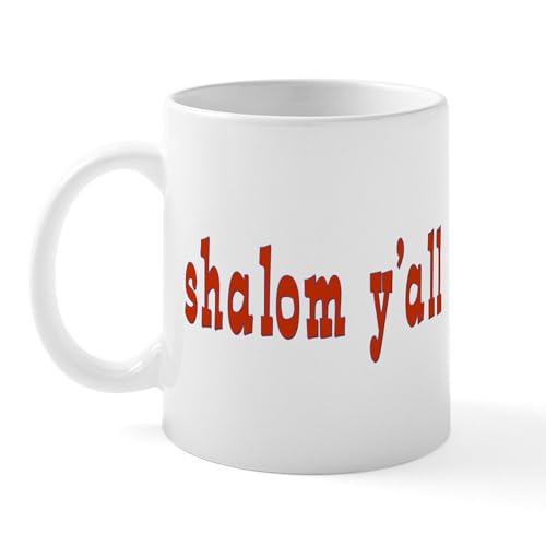 White - Greetings Shalom Y'all Mug