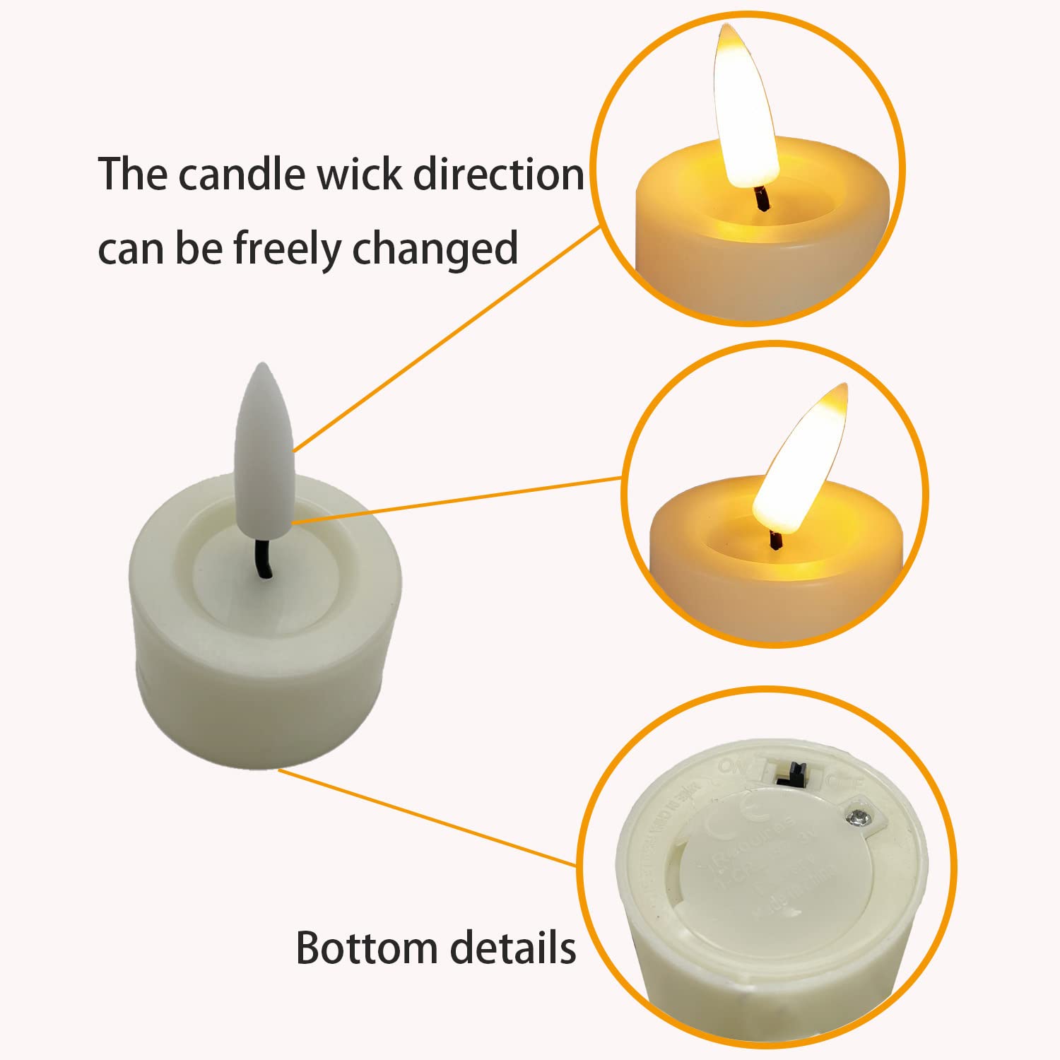 Battery Operated LED Tea Lights with Timer & Remote Control - Flameless Votive Candles for Valentine's Day, Weddings, Home Decor & Outdoor Lighting - Romantic Flickering Electric Candles for Table Centerpieces, Dinner Parties & Holiday Decorations