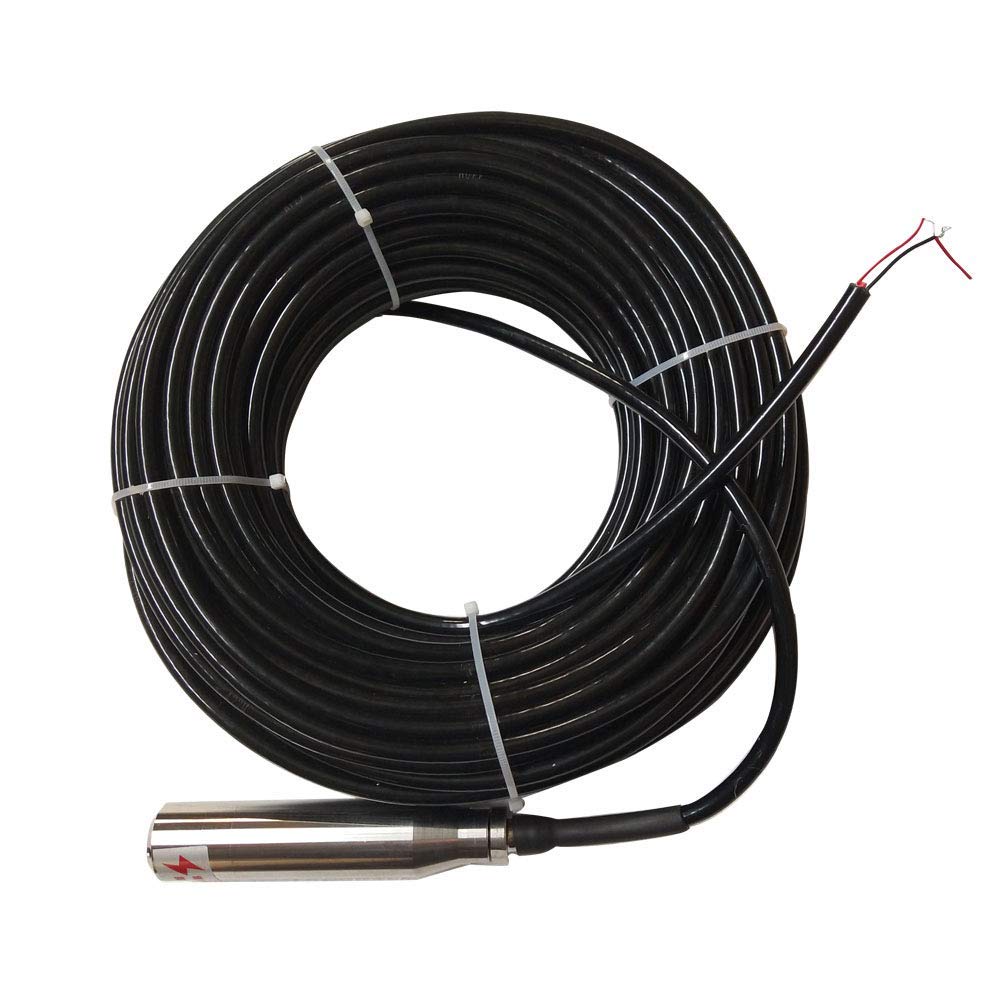 TECHTONGDA 4-20mA Smart Water Level Sensor - Submersible Liquid Level Transmitter with 30M Pressure Range & 30M Cable - 12-36VDC Power Supply - Ideal for Industrial Water Tanks, Pools, and Hydroponic Systems