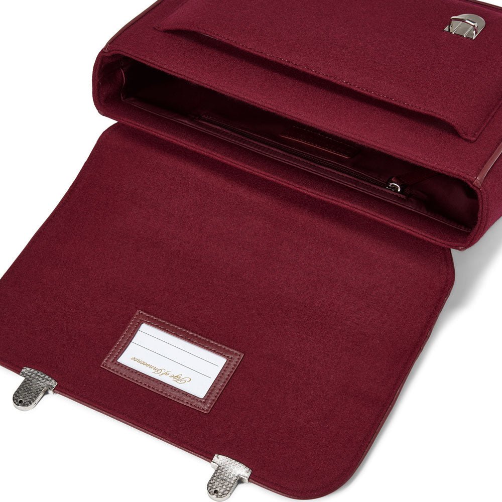 Boston Wool Burgundy Scarf - Soft & Warm Winter Accessory for Men & Women - Perfect for Cold Weather, Outdoor Activities & Fashion