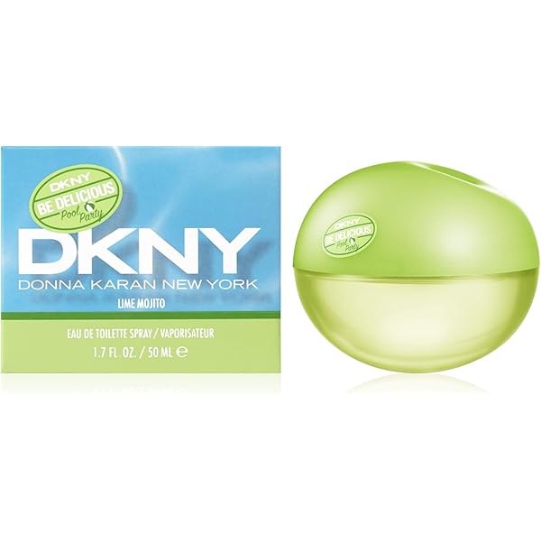 DKNY Be Delicious Pool Party Lime Mojito 50ML Eau de Toilette Spray for Women - Fresh Citrus Summer Fragrance for Daytime Wear & Outdoor Events