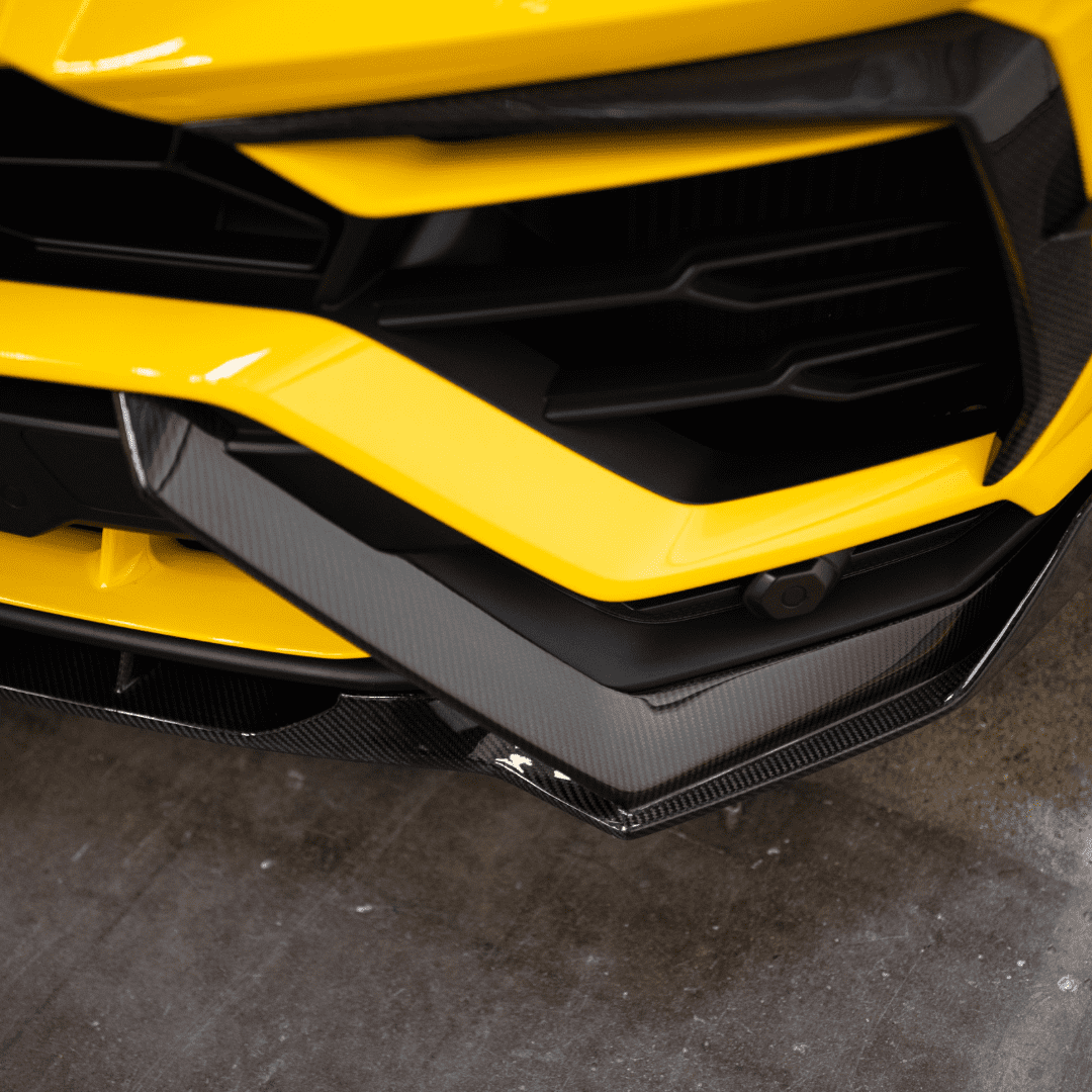 Lamborghini Urus Rampante Edizione Aero Front Spoiler - Carbon Fiber Lip for Urus SUV - Enhance Style & Aerodynamics for Street & Track Performance