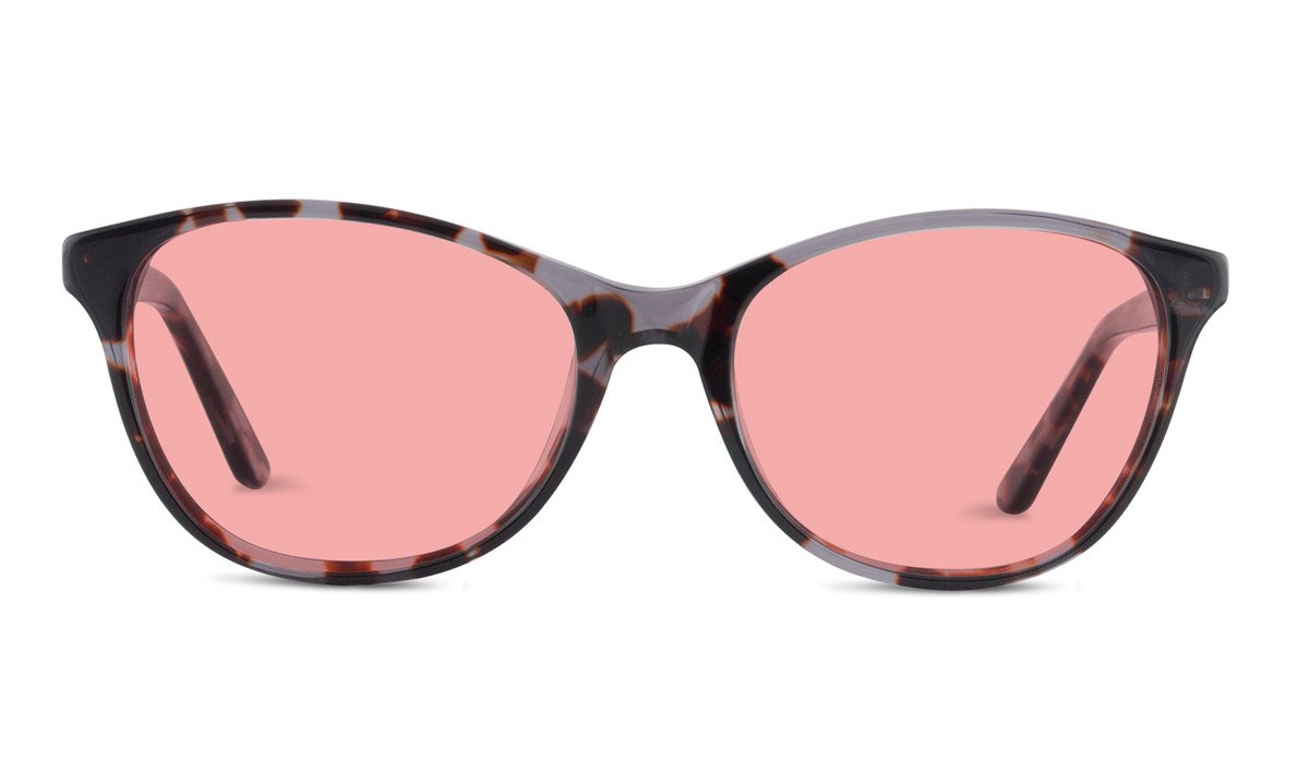 TheraSpecs Audrey Glasses for Light Sensitivity & Migraine Relief - FL-41 Tinted Lenses, Blue Light Blocking, Computer & Outdoor Use (Bundle) - Perfect for Office Work, Screen Time, and Bright Environments