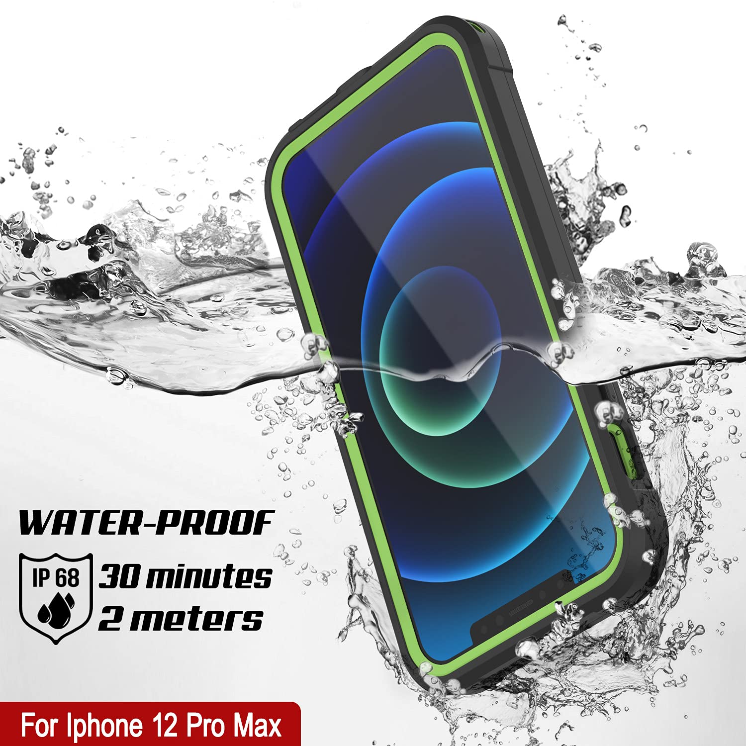 **Punkcase Waterproof Case for iPhone 12 Pro Max (6.7