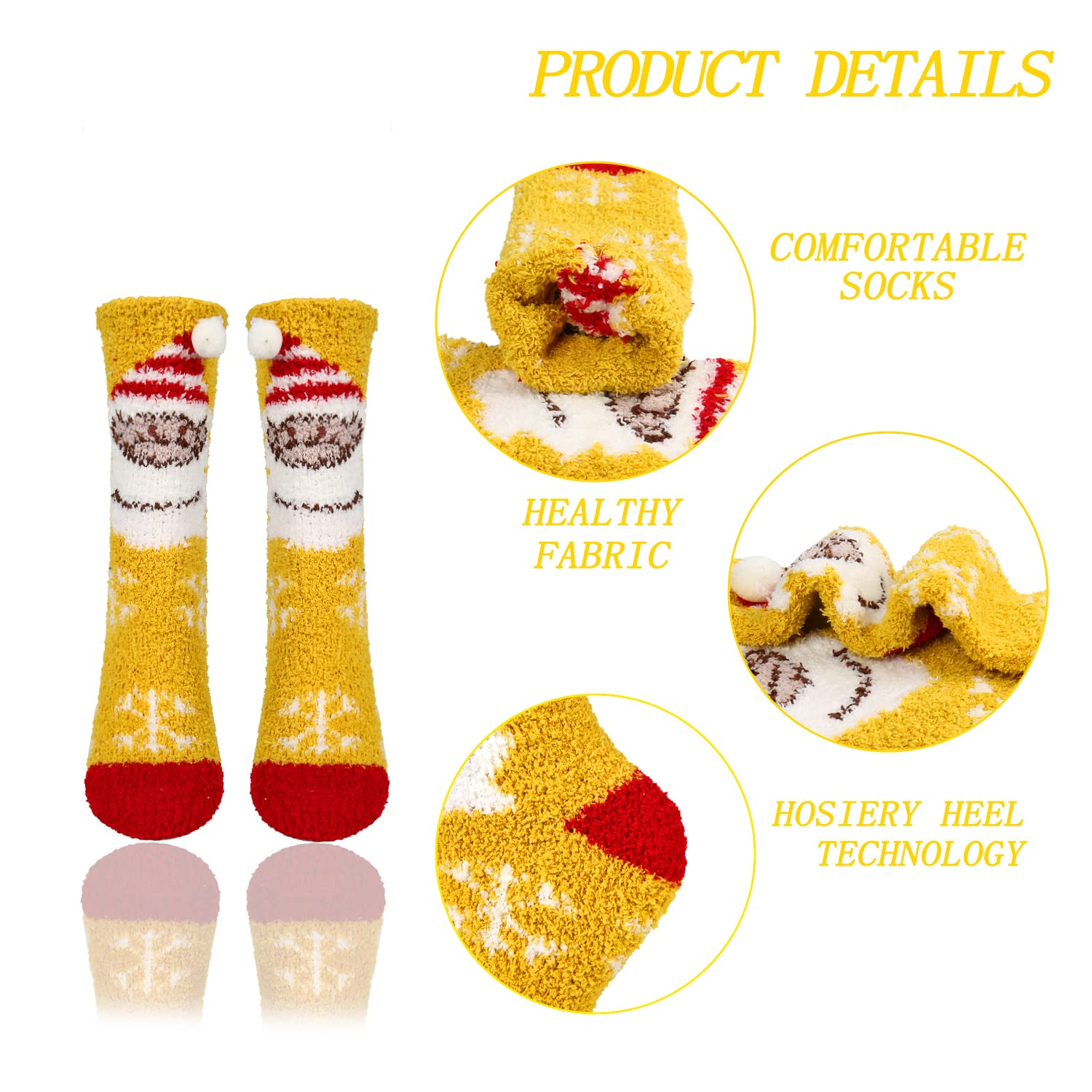 Benefeet Fuzzy Socks for Women - Warm Winter Plush Socks for Sleeping & Home