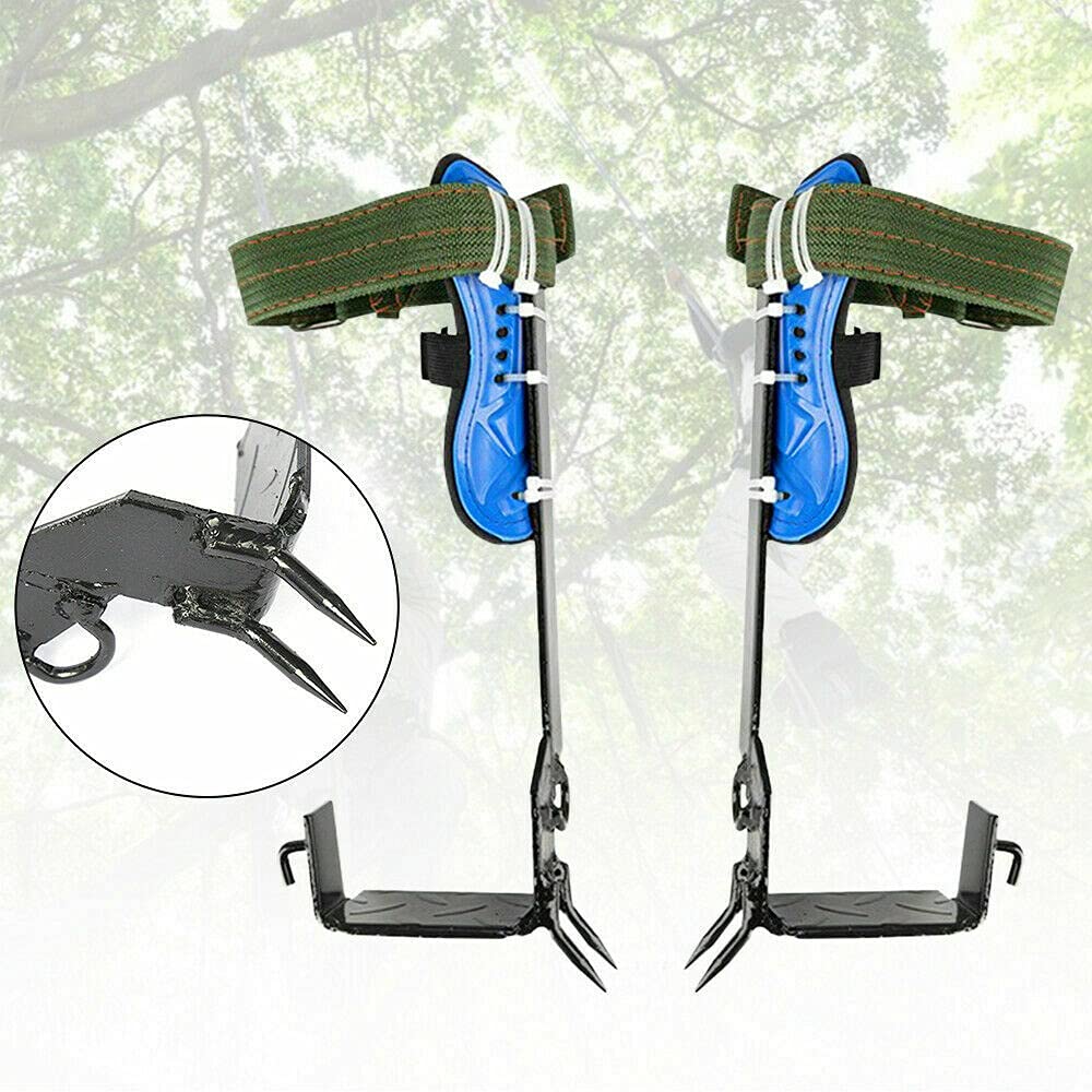 YIYIBYUS Professional Tree Climbing Gear Set - Adjustable Safety Harness, Steel Spikes & Rescue Rope Kit for Arborists (PPE Certified) | Ideal for Tree Trimming, Rescue Operations & Outdoor Climbing Adventures
