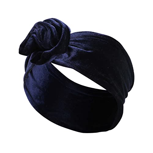 Women's Printed Wire Forehead Band - Vintage Knotted Headband Hair Accessories for Sports & Fashion | Sweatband for Yoga, Running, Gym & Everyday Wear