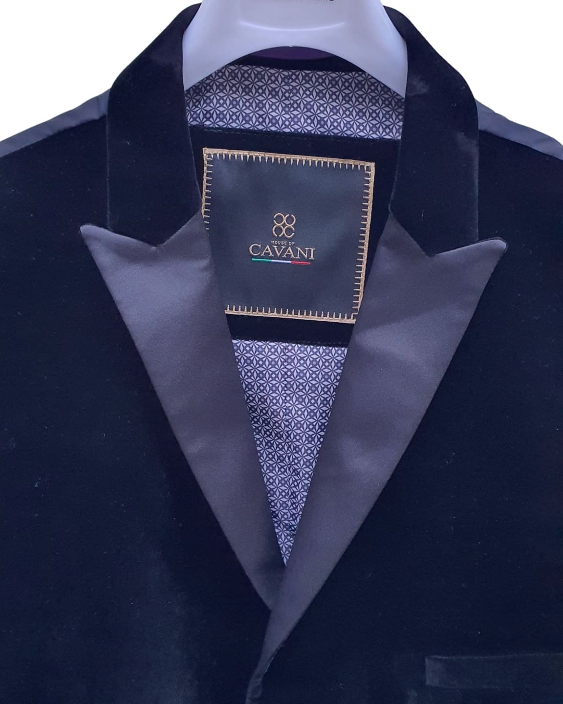 Cavani Rosa Navy Blue Velvet Tuxedo Lapel Waistcoat Vest for Men - Formal Wedding, Prom & Evening Wear