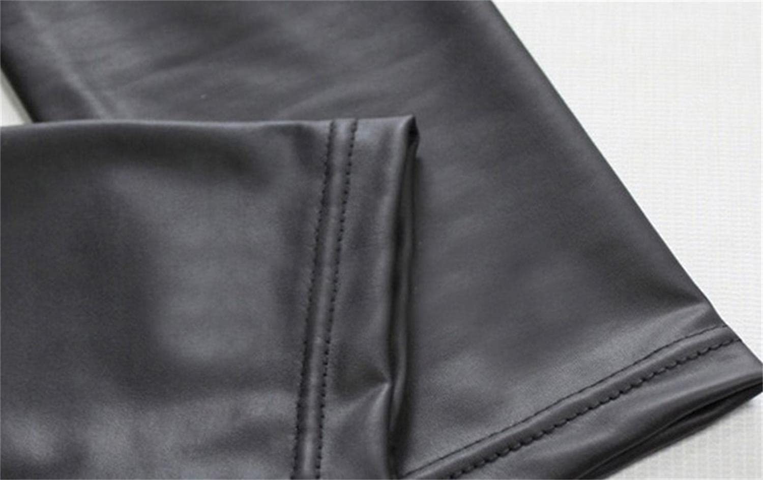 BERMEL Women's Faux Leather Leggings - PU Shaping Tights for Night Out & Party