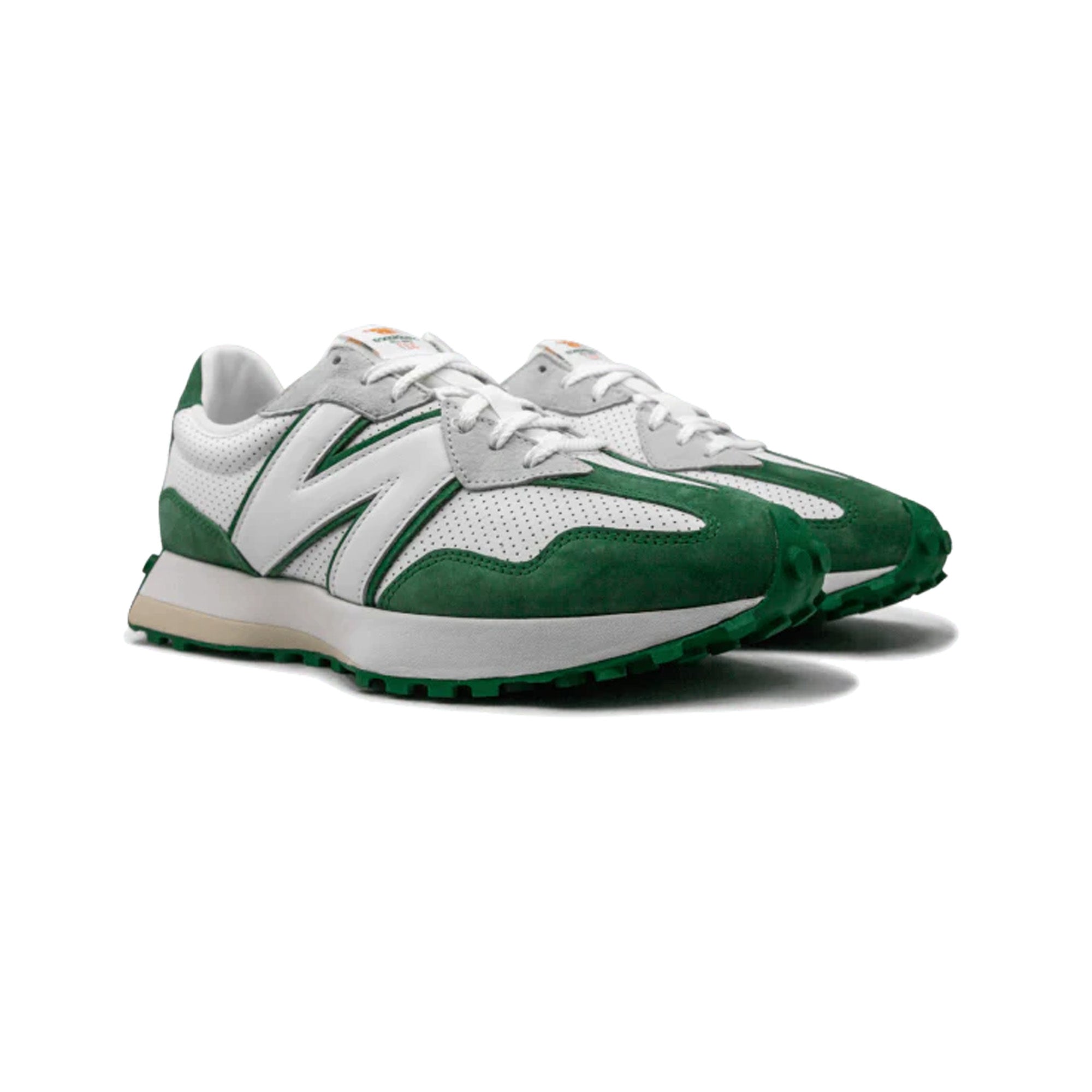 327 'Casablanca Green' Sneakers - Comfortable Retro Running Shoes for Men & Women - Perfect for Casual Wear, Jogging, and Street Style Fashion