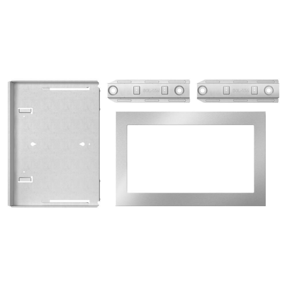 Amana MTK2230PZ 30-Inch Stainless Steel Trim Kit for 2.2 Cu Ft Countertop Microwave - Perfect for Kitchen Remodeling & Built-In Microwave Installation