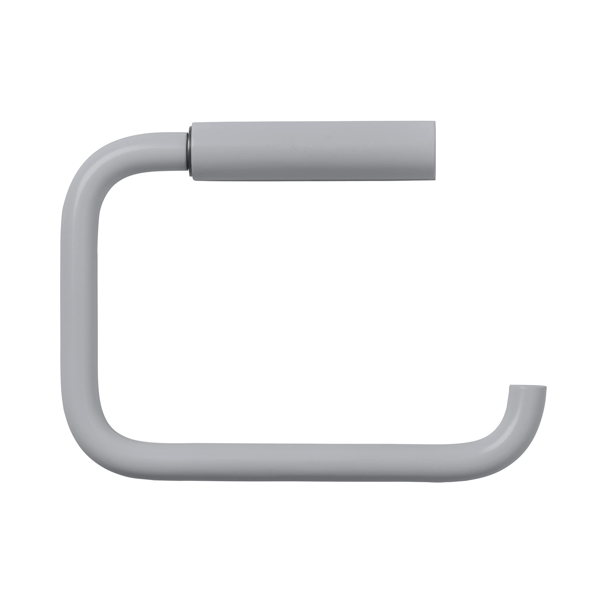 Blomus MODO Wall-Mounted Toilet Paper Holder - Titanium Coated in Light Grey | Space-Saving Bathroom Organizer for Modern Homes & Apartments