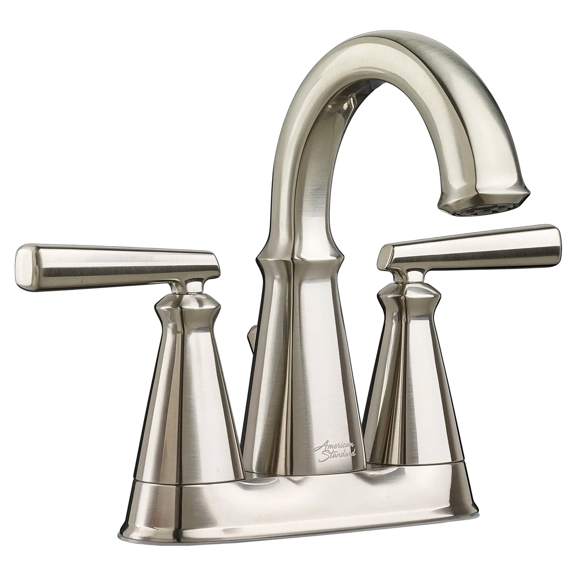Edgemere® 4 Inch Centerset 2 Handle Bathroom Faucet - 1.2 GPM/4.5 LPM Water Flow - Chrome Finish - Lever Handles - Perfect for Bathroom Sink Vanity and Powder Room Renovation