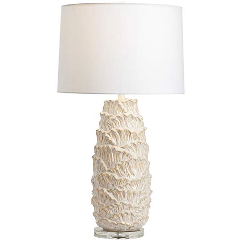 Kailani White Ceramic Table Lamp 32.5