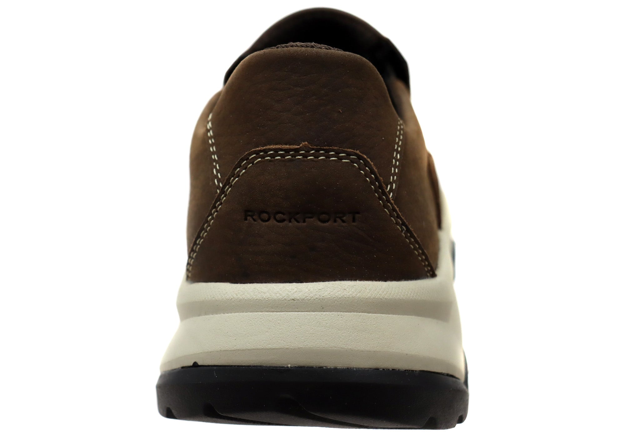 Rockport Ease RO Men's Leather Slip-On Comfort Shoes - Perfect for Casual Wear, Travel & Everyday Comfort