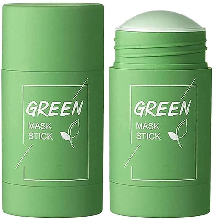 ZOOMIQUE Green Tea Cleansing Mask Stick - Deep Pore Cleanser for Blackheads & Whiteheads | Oil Control & Anti-Acne Treatment | Face Mask for Men & Women | Perfect for Daily Skincare & Post-Workout Refreshment