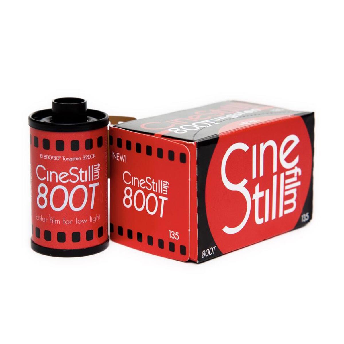CineStill 800Tungsten 135 36 Exposure Color Negative Film Roll - Professional Cinematic Photography for Low Light & Indoor Shooting