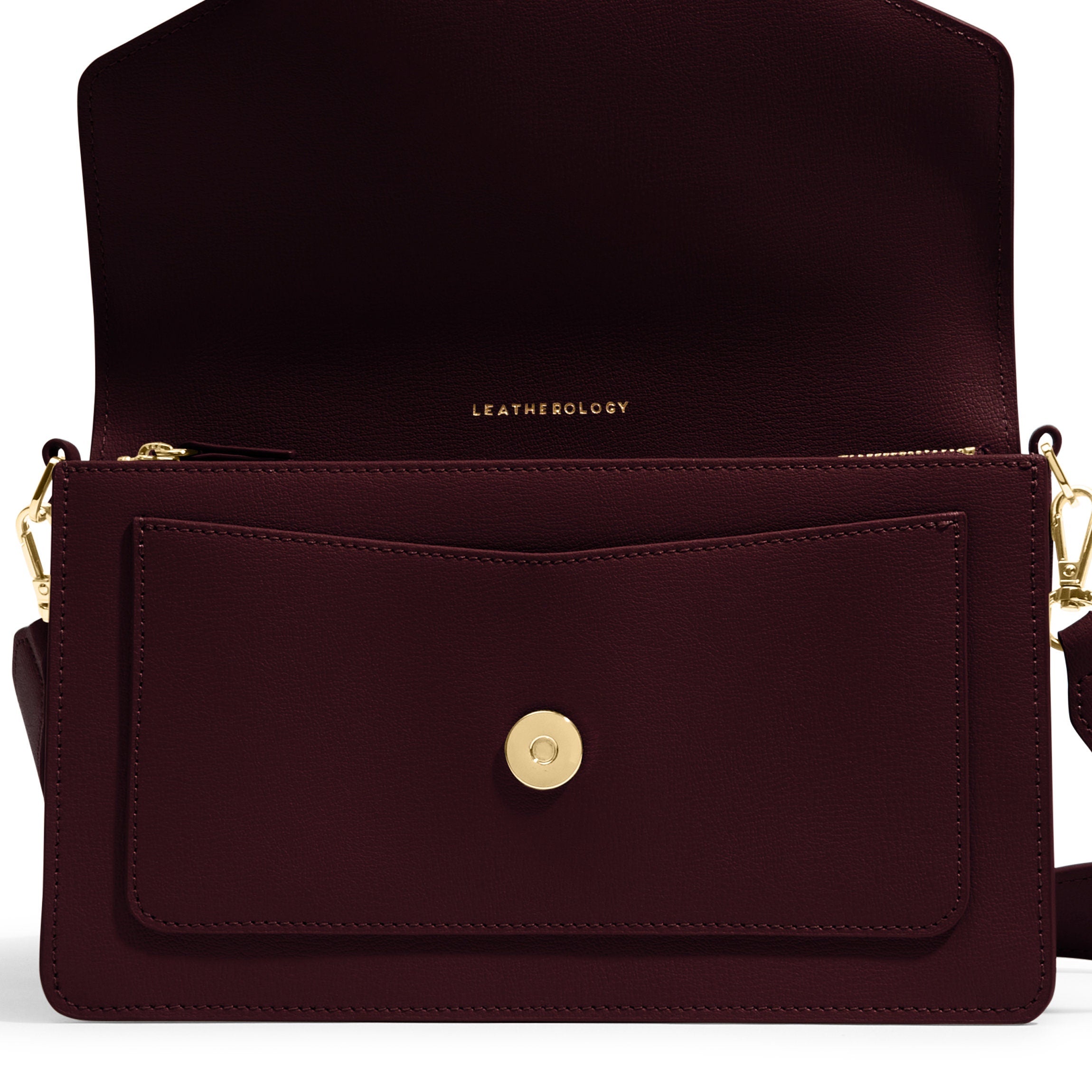 Medium Willow Envelope Bag in Oxblood - Stylish Crossbody Purse for Women, Perfect for Work, Date Night & Everyday Use