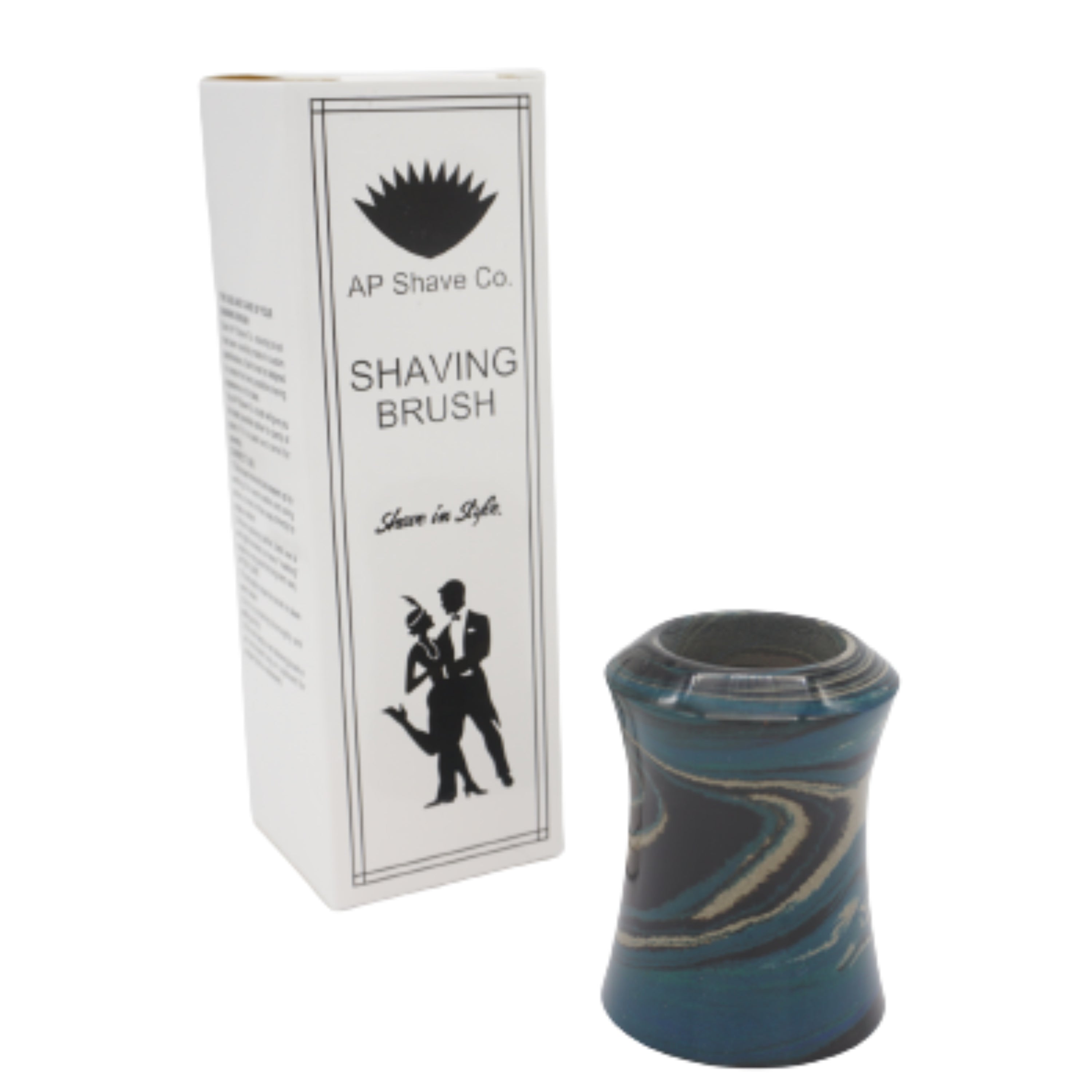 Premium Handcrafted Ebonite Shaving Brush Handle for 24mm & 26mm Knots - Perfect for Wet Shaving, Grooming Kits & Luxury Bathroom Essentials