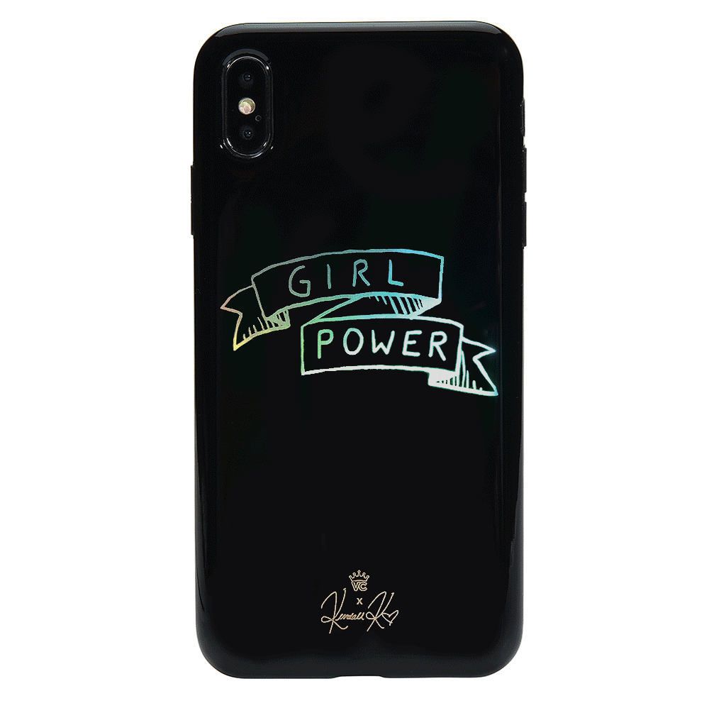 Kendall Vertes Girl Power iPhone Case - Trendy Protective Cover for iPhone 12/13/14/15 - Perfect for School, Work & Everyday Use