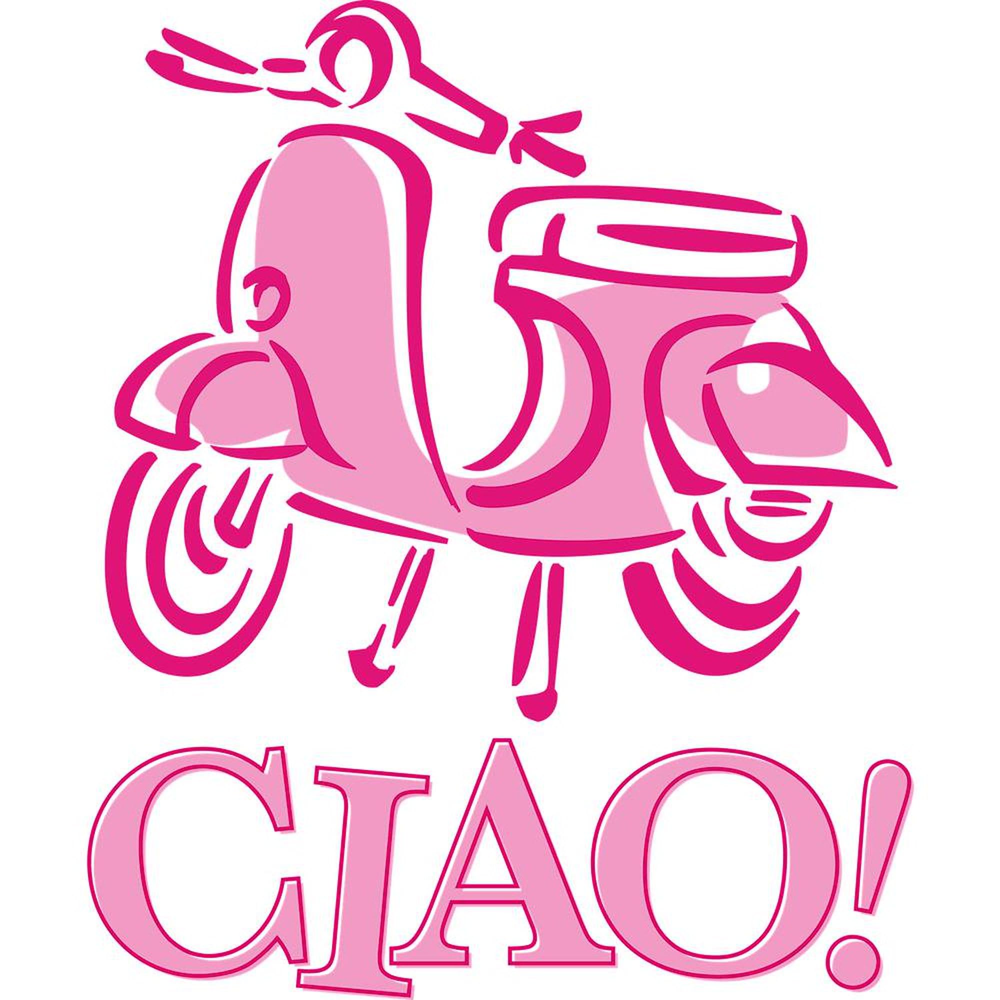 Ciao Scooter Mug 11 oz (325 ml) Ceramic Coffee Cup - Italian Themed Travel Mug for Coffee, Tea & Hot Drinks - Perfect for Home, Office & Commuting