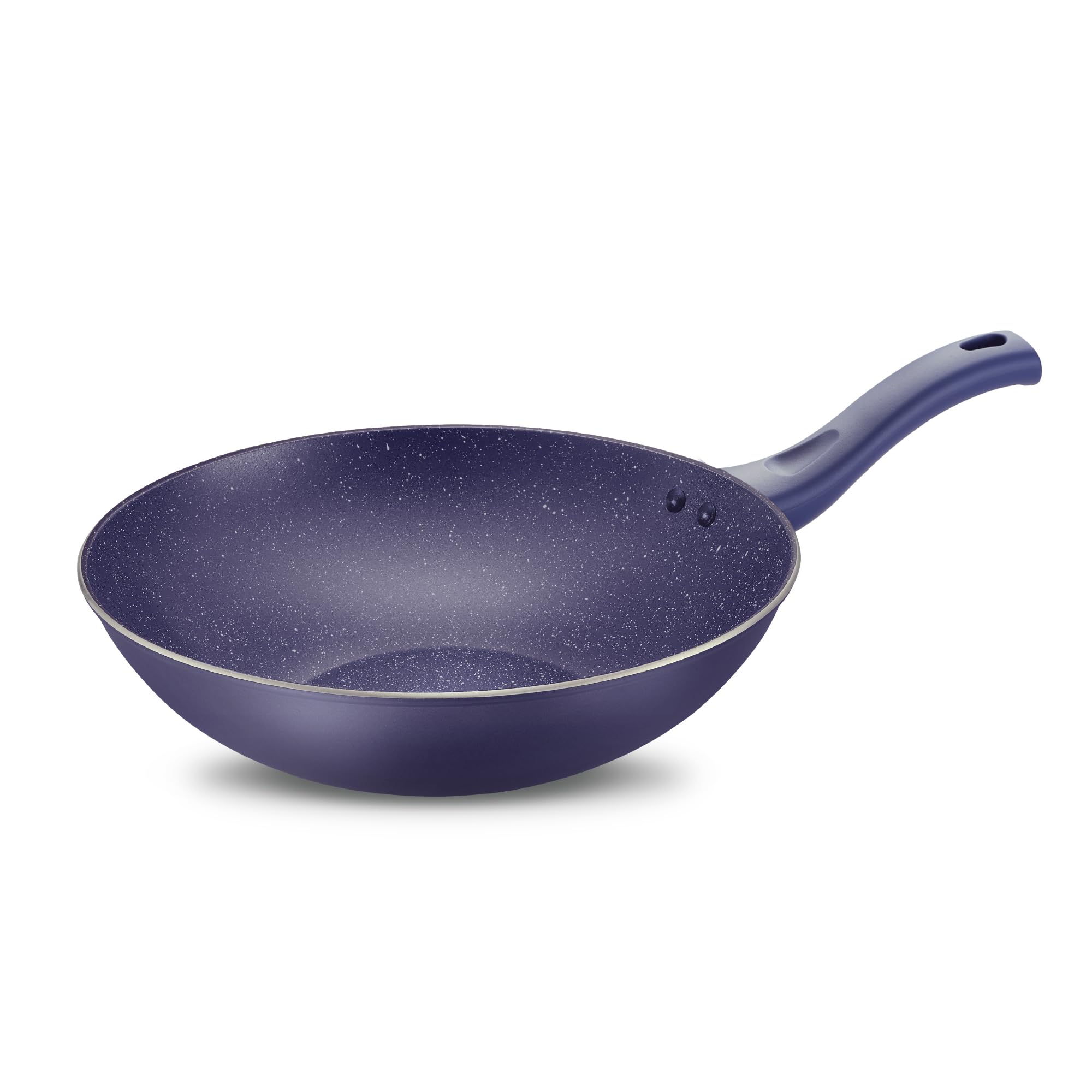 Prestige Ceraglide Ceramic Coating Non-Stick Aluminum Cookware Wok - 28cm (3.3L) Healthy Stir Fry Pan - Perfect for Asian Cooking, Sauteing & Deep Frying