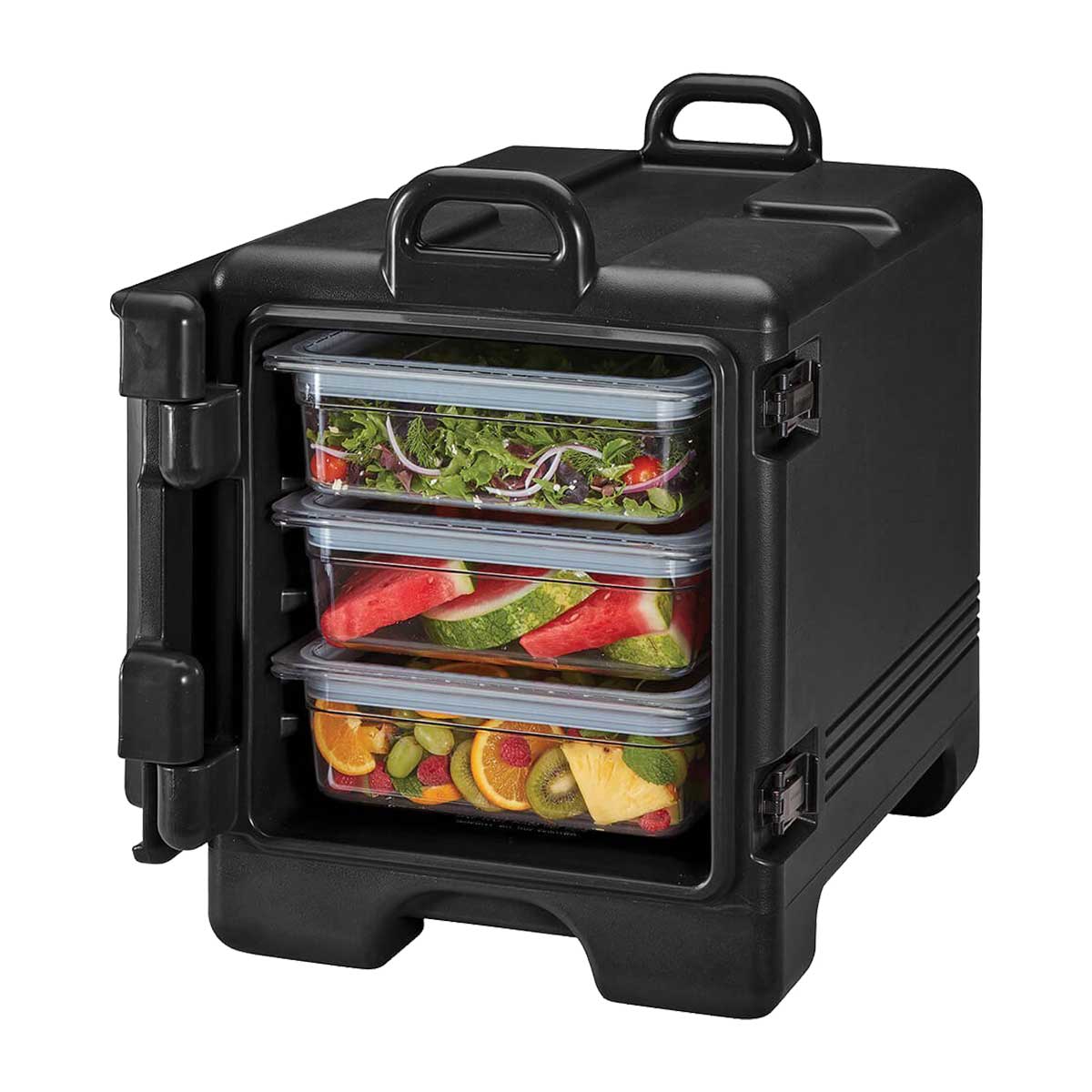 Cambro UPC300110 36 qt. Black Ultra Pan Carrier - Heavy-Duty Food Storage Container for Commercial Kitchens, Catering & Restaurants